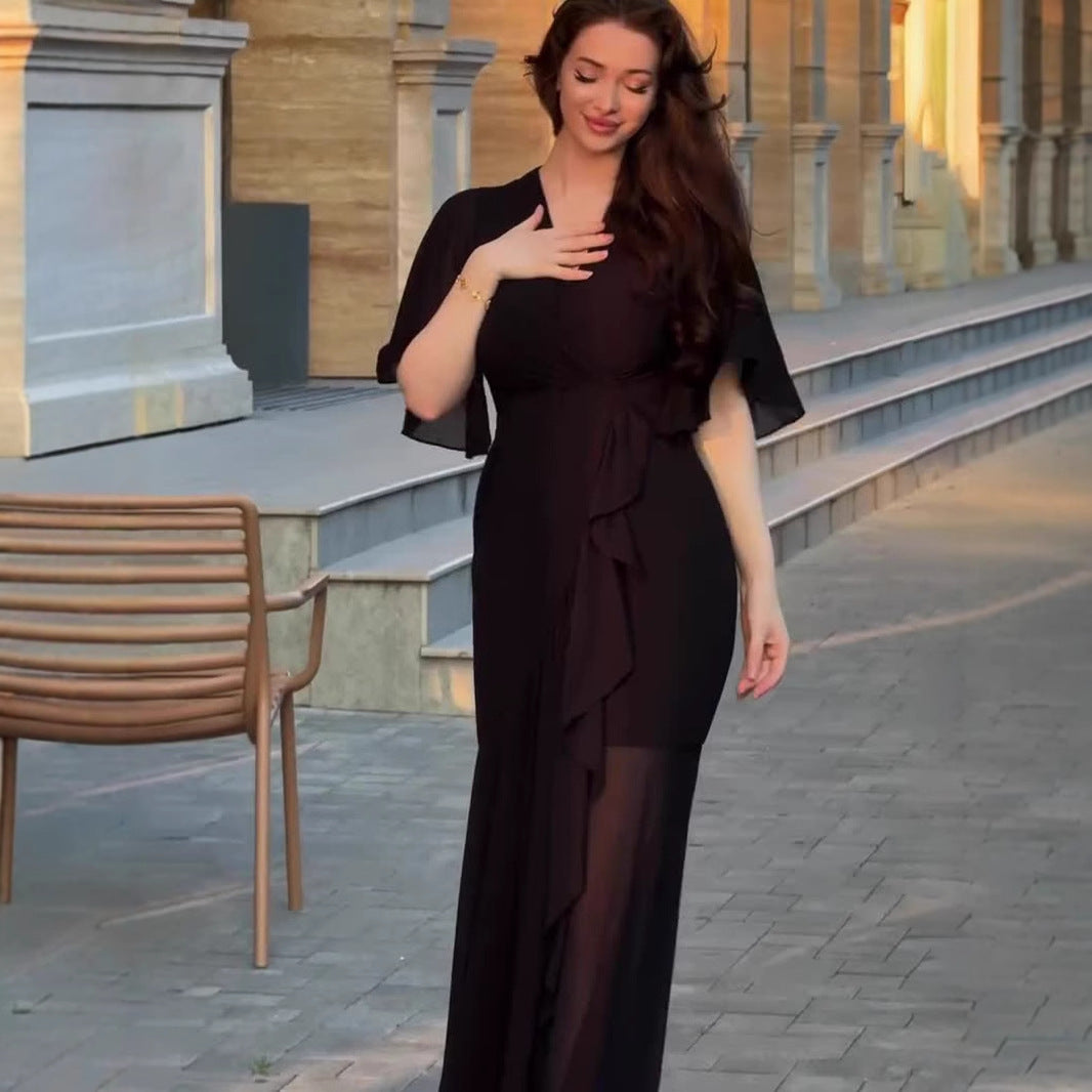 Elegant Temperament Short Sleeve Dress