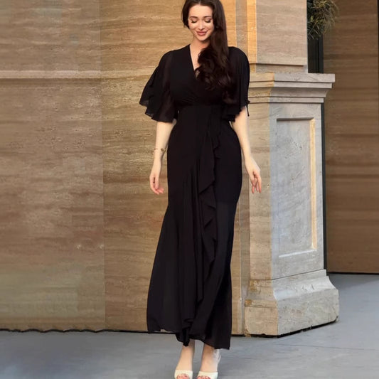 Elegant Temperament Short Sleeve Dress