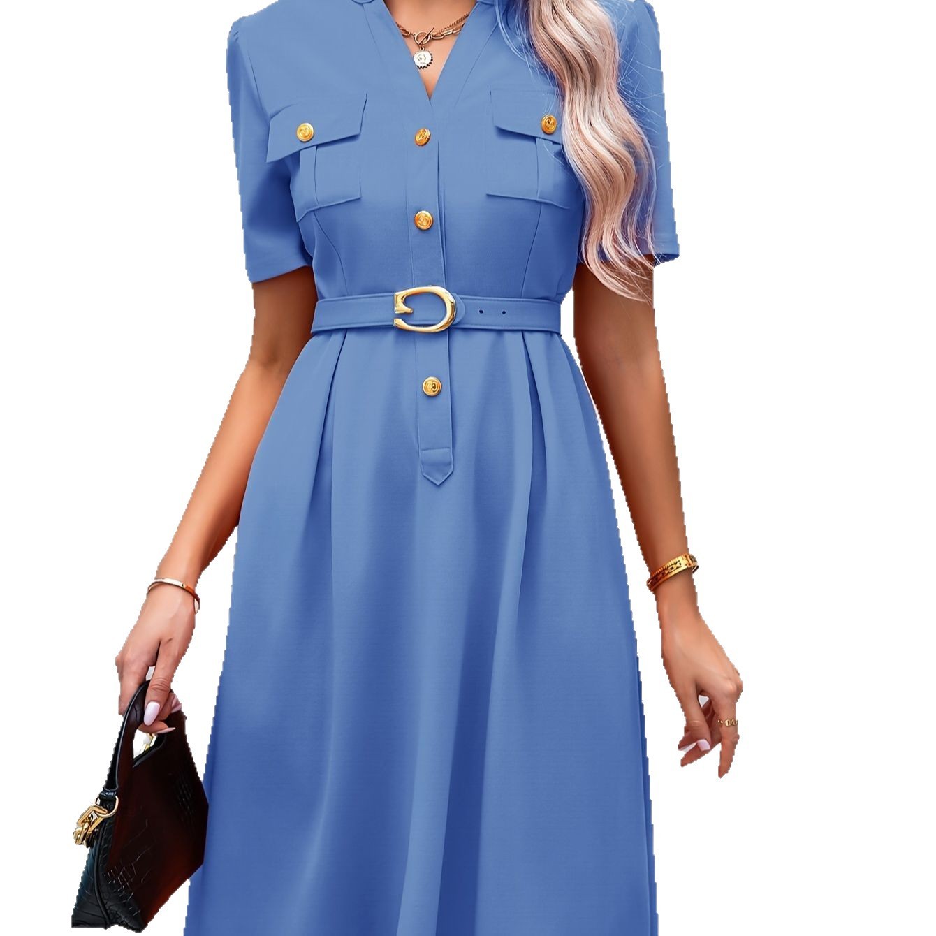 Graceful Casual Slim Fit Dress